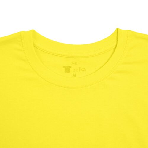 Футболка унисекс T-bolka 140, желтая, размер XXXL 3