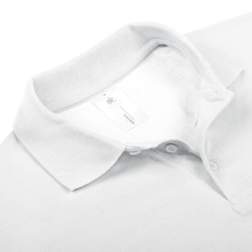 Рубашка поло Heavymill белая, размер 3XL 3