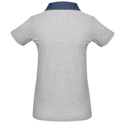 Рубашка поло женская DNM Forward серый меланж, размер M 2