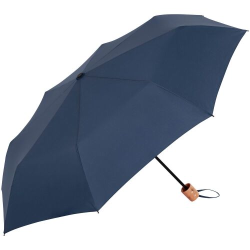 Зонт складной OkoBrella, темно-синий 1