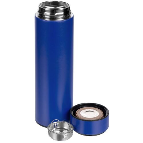 Смарт-бутылка с заменяемой батарейкой Long Therm, синяя 9