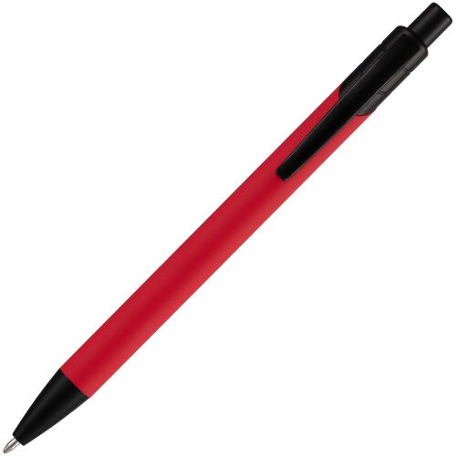 Ручка шариковая Undertone Black Soft Touch, красная 4