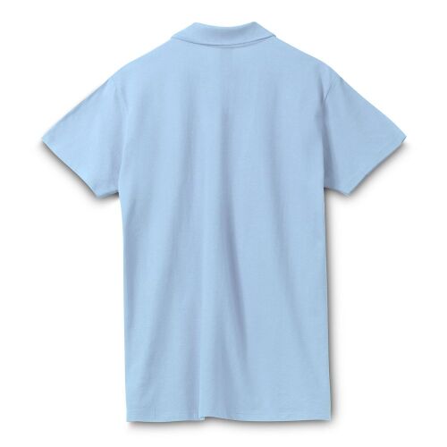 Рубашка поло мужская Spring 210 голубая, размер M 2