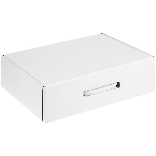 Коробка самосборная Light Case, белая, с белой ручкой 1