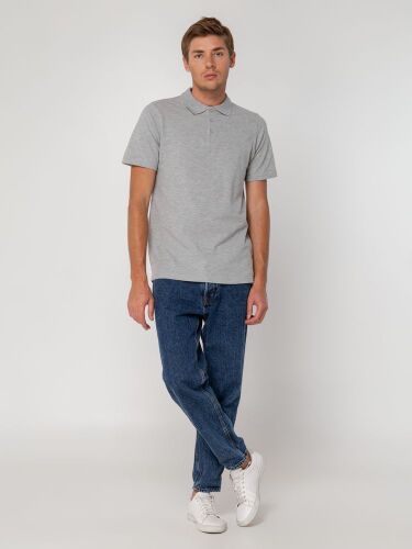 Рубашка поло мужская Virma light, серый меланж, размер S 7