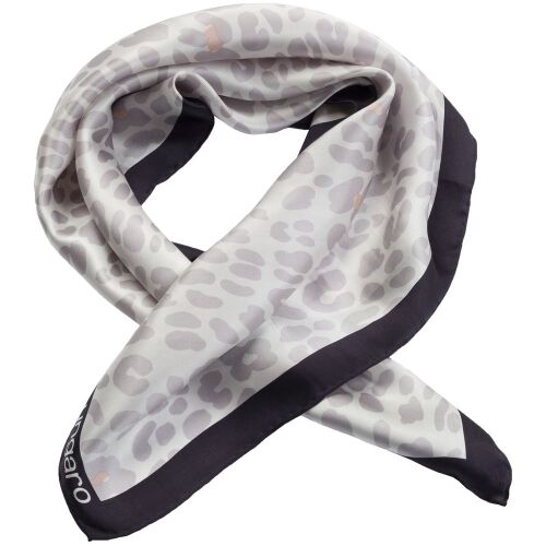 Платок Leopardo Silk, серый 3