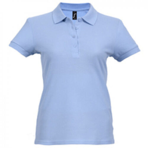 Рубашка поло женская Passion 170 голубая, размер M 1
