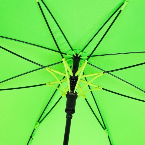 Зонт-трость Undercolor с цветными спицами, зеленое яблоко 2