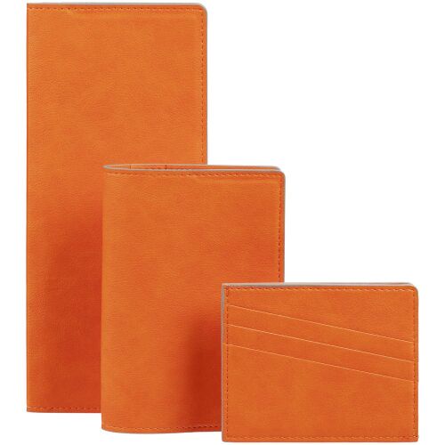 Обложка для паспорта Petrus, оранжевая 6