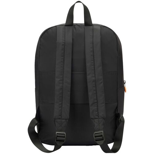 Складной рюкзак Compact Neon, черный с оранжевым 3