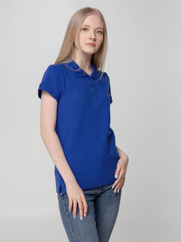Рубашка поло женская Virma lady, ярко-синяя, размер S 4