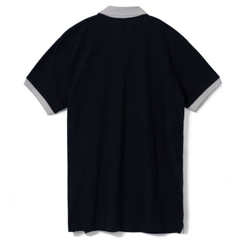 Рубашка поло Prince 190 черная с серым, размер XXL 2
