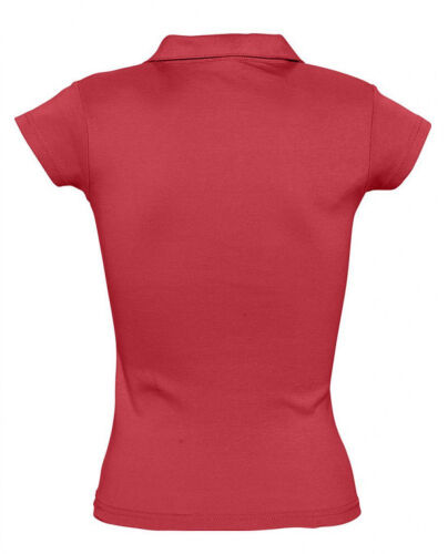 Рубашка поло женская без пуговиц Pretty 220 красная, размер L 2