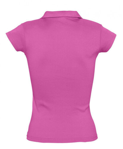 Рубашка поло женская без пуговиц Pretty 220 ярко-розовая, размер 2