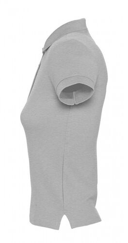 Рубашка поло женская People 210 серый меланж, размер XL 3