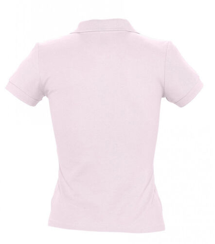 Рубашка поло женская People 210 нежно-розовая, размер XL 2