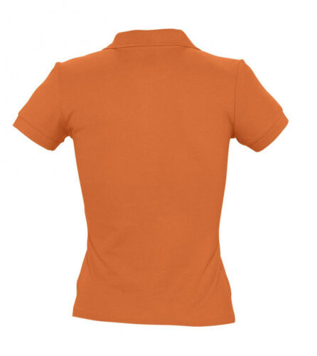 Рубашка поло женская People 210 оранжевая, размер S 2