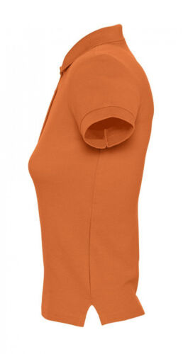 Рубашка поло женская People 210 оранжевая, размер L 3