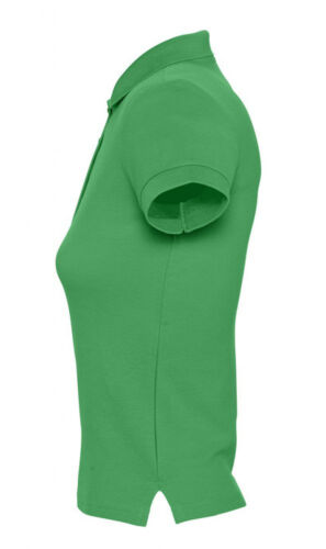 Рубашка поло женская People 210 ярко-зеленая, размер S 3