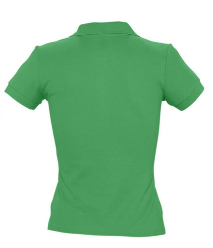 Рубашка поло женская People 210 ярко-зеленая, размер S 2