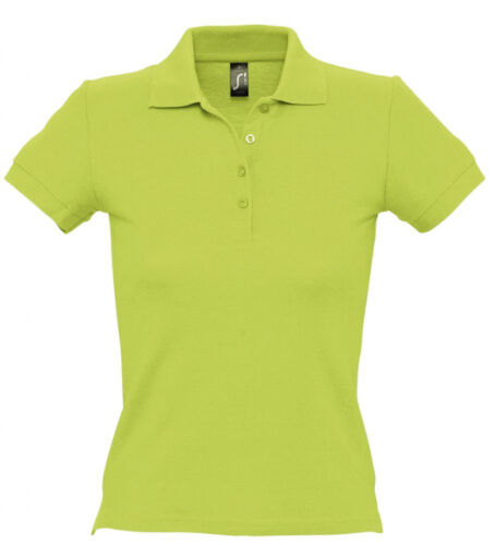 Рубашка поло женская People 210 "зеленое яблоко", размер S 1