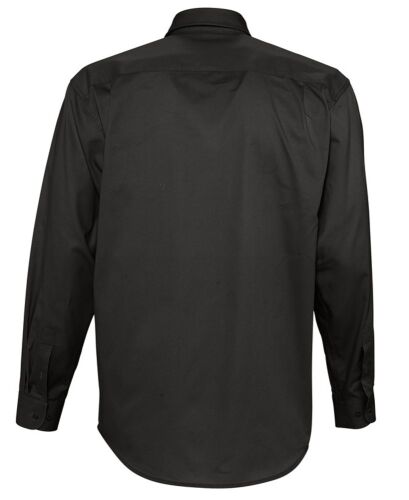 Рубашка мужская с длинным рукавом Bel Air черная, размер S 2