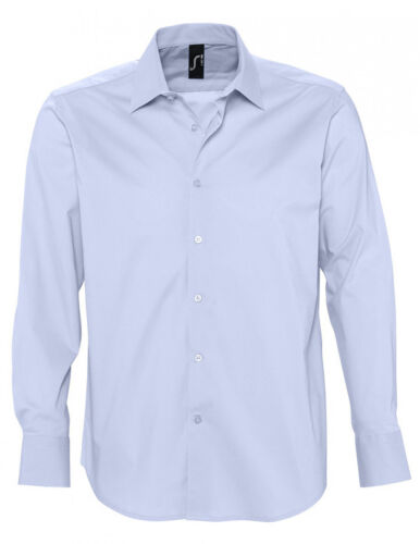 Рубашка мужская с длинным рукавом Brighton голубая, размер M 1