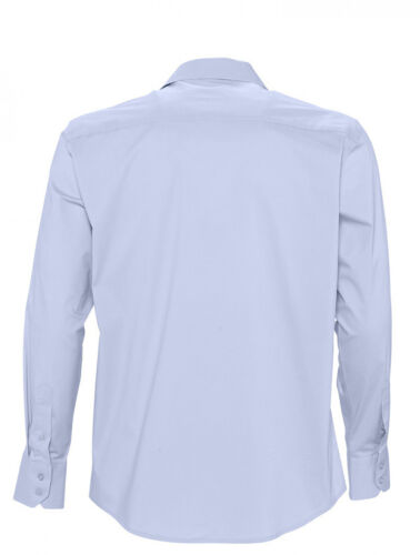 Рубашка мужская с длинным рукавом Brighton голубая, размер M 2