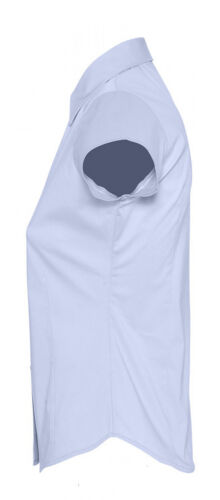 Рубашка женская с коротким рукавом Excess голубая, размер M 3