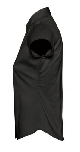 Рубашка женская с коротким рукавом Excess черная, размер S 3