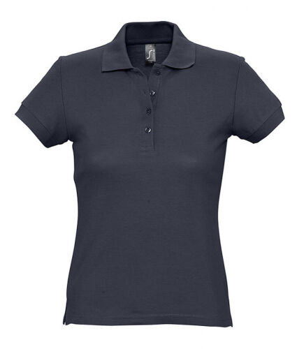 Рубашка поло женская Passion 170 темно-синяя (navy), размер S 1