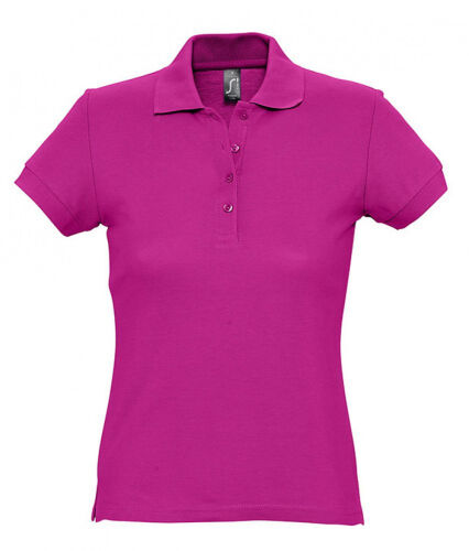 Рубашка поло женская Passion 170 ярко-розовая (фуксия), размер X 1