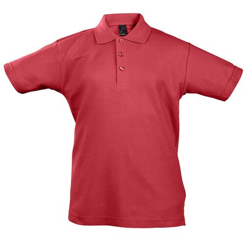 Рубашка поло детская Summer II Kids, красная, на рост 130-140 см 1