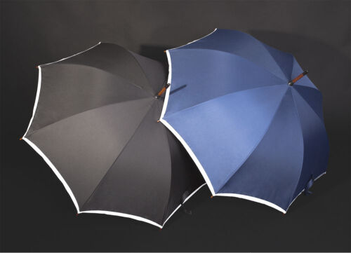 Зонт-трость светоотражающий Reflect, черный 5