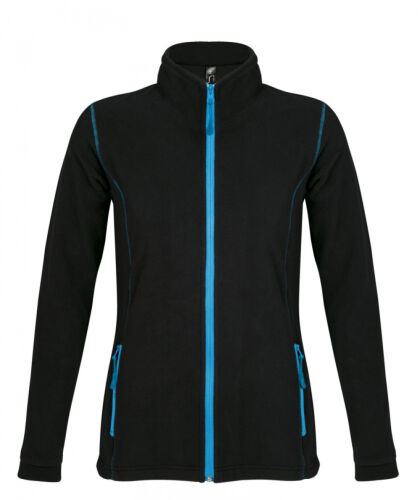 Куртка женская Nova Women 200, черная с ярко-голубым, размер S 1