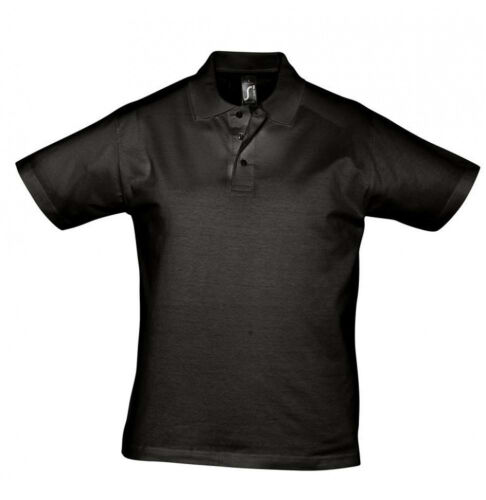 Рубашка поло мужская Prescott men 170 черная, размер M 1