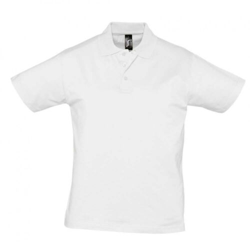 Рубашка поло мужская Prescott men 170 белая, размер M 1