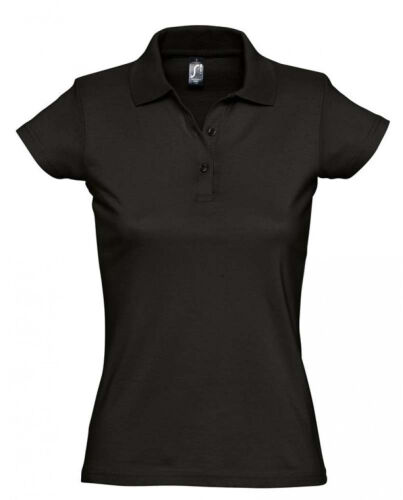 Рубашка поло женская Prescott women 170 черная, размер M 1