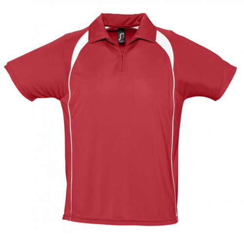 Спортивная рубашка поло Palladium 140 красная с белым, размер XX 1