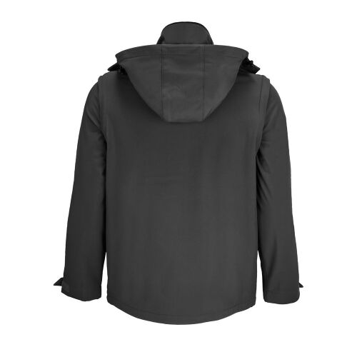 Куртка-трансформер унисекс Falcon, темно-серая, размер XXL 2