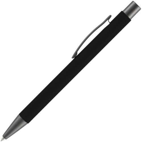Ручка шариковая Atento Soft Touch, черная 2