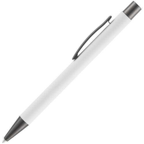 Ручка шариковая Atento Soft Touch, белая 2