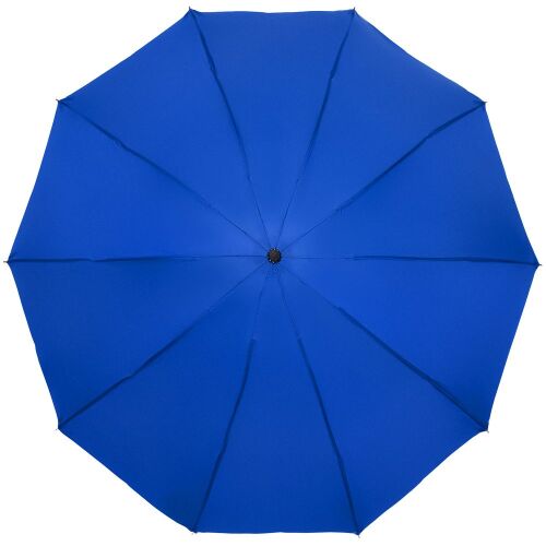 Зонт наоборот складной Stardome, синий с серебристым 2