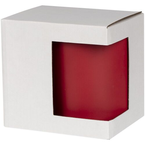 Коробка для кружки с окном Cupcase, белая 1