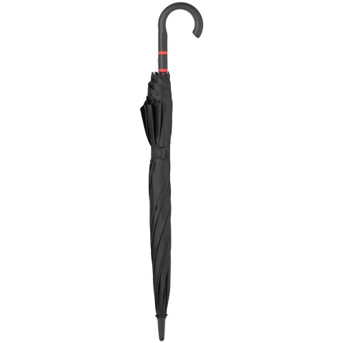 Зонт-трость с цветными спицами Color Style, красный с черной руч 6