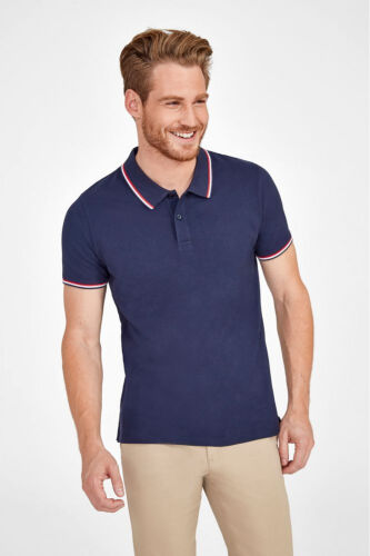 Рубашка поло мужская Prestige Men ярко-синяя, размер S 4