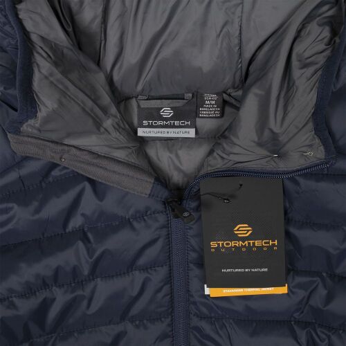 Куртка компактная мужская Stavanger черная с серым, размер 4XL 10