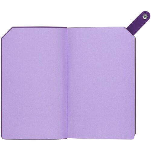 Ежедневник Corner, недатированный, серый с фиолетовым 4