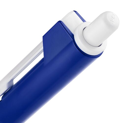 Ручка шариковая Hint Special, белая с синим 4