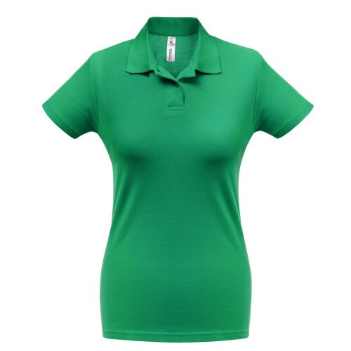 Рубашка поло женская ID.001 зеленая, размер 3XL 1